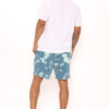 Tyson Bleached Art Shorts - Blue