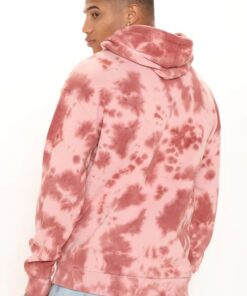 Tyson Bleached Art Hoodie - Pink