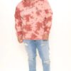Tyson Bleached Art Hoodie - Pink