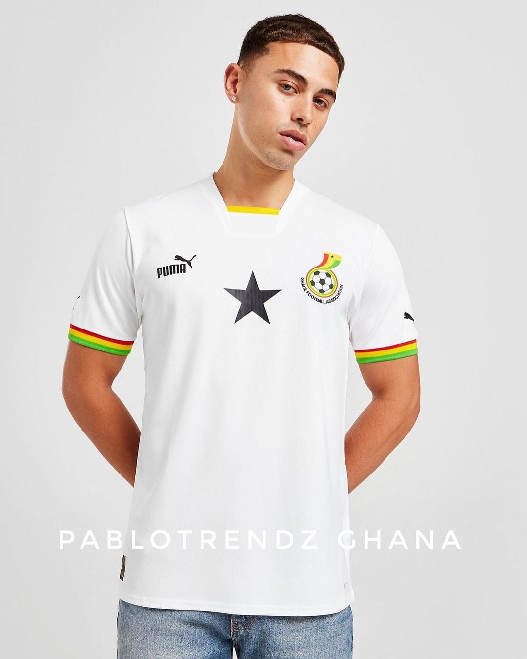 Ghana Home 22/23 Jersey (Customize Your Name)