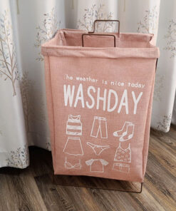 Foldable waterproof laundry baskets