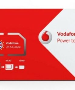 New Vodafone SIM Card Pay As You Go Unlimited Calls text& Data UK PAYG Vodaphone