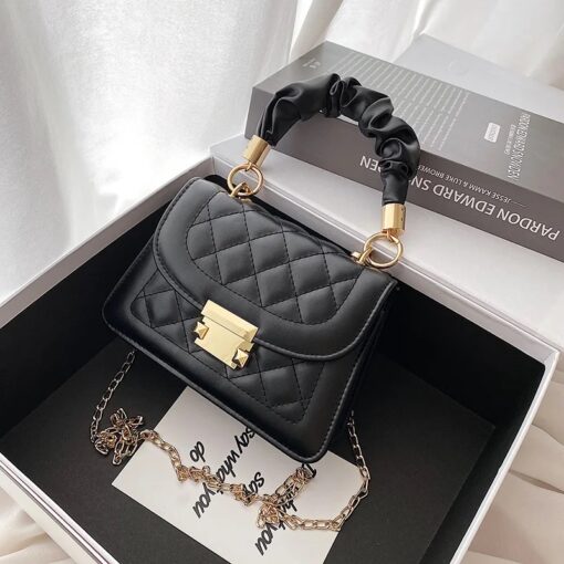 Stylish Korean Diamond Shoulder Bag - Image 5